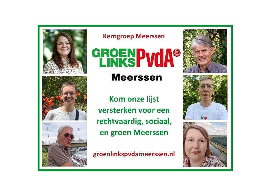 Kandidaten gezocht voor de kieslijst van GroenLinks-PvdA Meerssen!