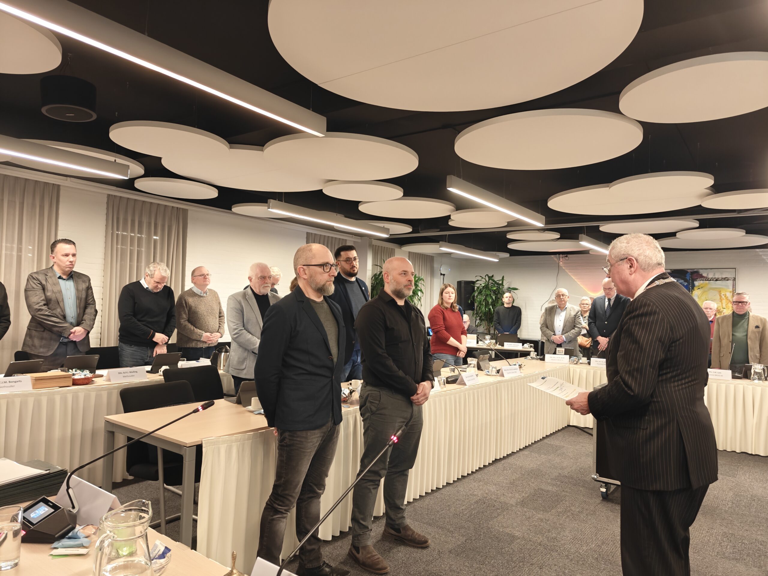 Jordi Tonnard en Johan Molling nieuwe burgerraadsleden