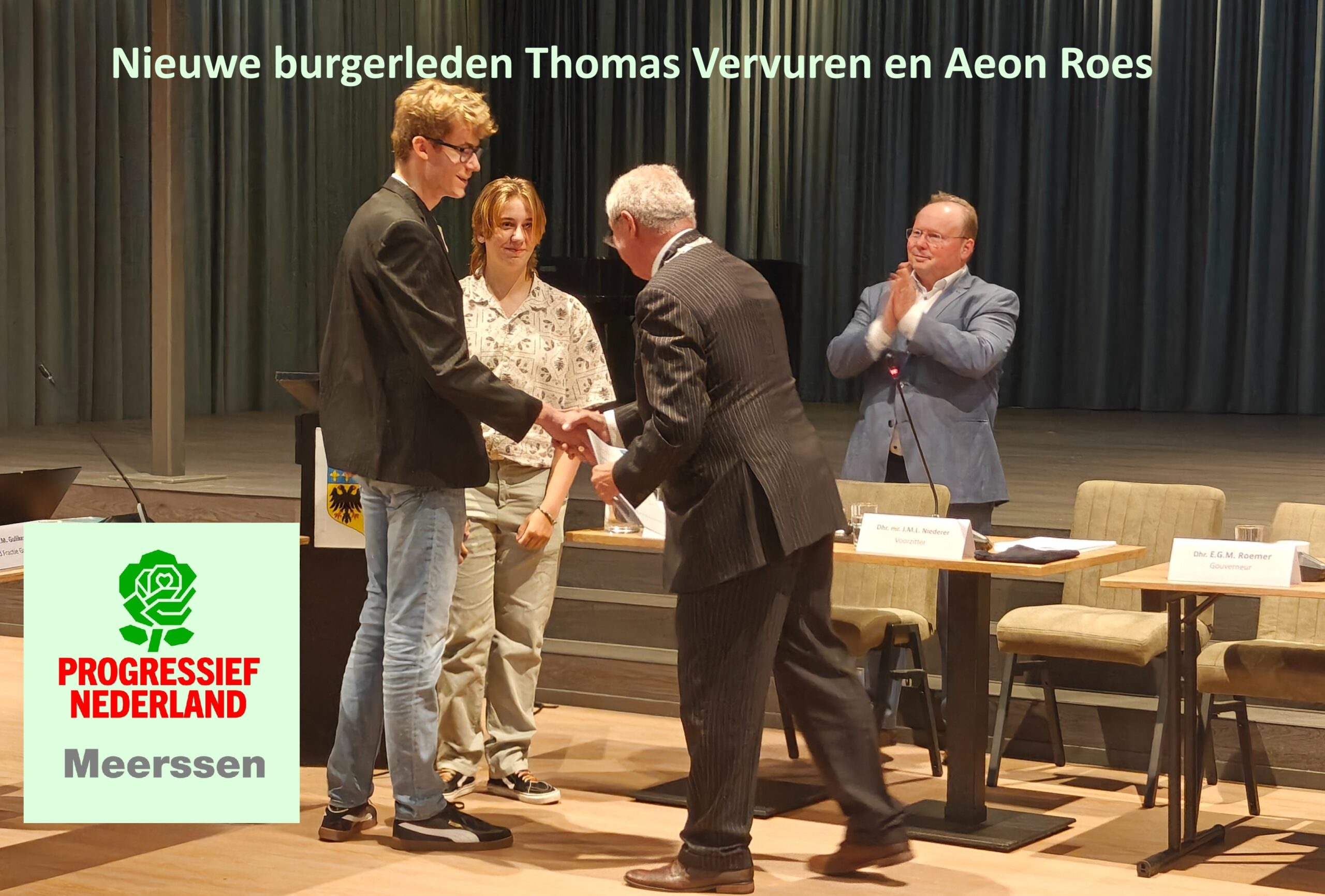 Nieuwe Burgerleden: Thomas Vervuren en Aeon Roes